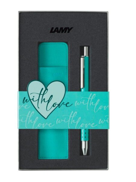 LAMY swift lagoon Tintenroller-Set türkis 0,5 mm, Schreibfarbe: blau, 1 St.  ( 1239941 )