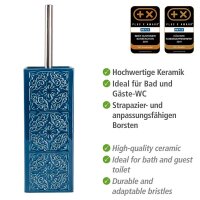 WENKO WC-Garnitur Cordoba blau Stein, 1 St.