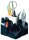 HAN Stiftehalter SCALA schwarz Polystyrol 4 Fächer 12,5 x 12,5 x 10,0 cm