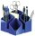 HAN Stiftehalter SCALA blau Polystyrol 4 Fächer 12,5 x 12,5 x 10,0 cm