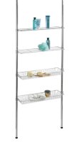 WENKO Teleskopregal Ellera silber 71,0 x 20,0 x 65,0 -...