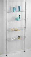 WENKO Teleskopregal Ellera silber 71,0 x 20,0 x 65,0 -...
