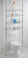 WENKO Teleskopregal Ellera silber 71,0 x 20,0 x 65,0 - 285,0 cm, 1 St.