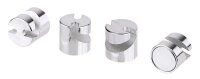 FRANKEN Magnethaken silber, Metall 1,6 x 1,6 cm, 4 St.