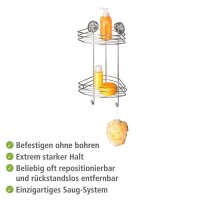 WENKO Duschregal Edelstahl, rostfrei