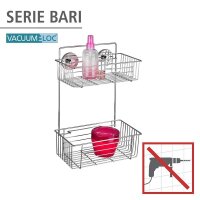 WENKO Bari Duschregal Stahl