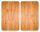 WENKO Herdabdeckplatten Lunch braun, 2 St.