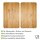 WENKO Herdabdeckplatten Lunch braun, 2 St.