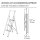 WENKO Klapptritt silber 3 Stufen, H: 119,0 cm
