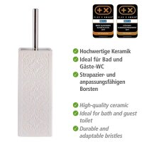 WENKO WC-Garnitur Cordoba weiß Stein, 1 St.