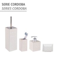 WENKO WC-Garnitur Cordoba weiß Stein, 1 St.