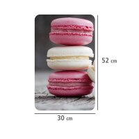 WENKO Herdabdeckplatten Macarons bunt, 2 St.