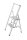WENKO Klapptritt silber 2 Stufen, H: 94,0 cm