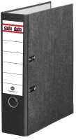 dots Ordner schwarz marmoriert Karton 8,0 cm DIN A4, 1 St.