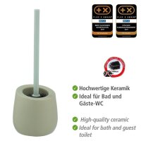 WENKO WC-Garnitur Badi grün Stein, 1 St.