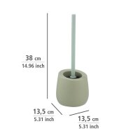 WENKO WC-Garnitur Badi grün Stein, 1 St.