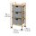 WENKO Etagenwagen Bahari grau 44,0 x 34,0 x 96,0 cm