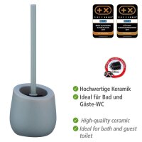WENKO WC-Garnitur Badi grau Stein, 1 St.