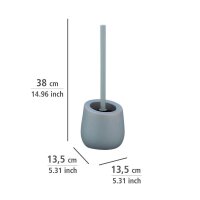 WENKO WC-Garnitur Badi grau Stein, 1 St.