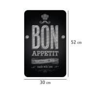 WENKO Herdabdeckplatten Bon Appetit schwarz, grau, 2 St.