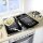 WENKO Herdabdeckplatten Bon Appetit schwarz, grau, 2 St.
