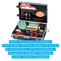 FRANKEN Moderationskoffer TRAINER 3.156 Teile