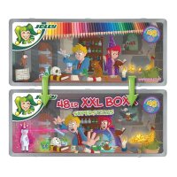 JOLLY SUPERSTICKS Magic KKL BOXX Buntstifte farbsortiert, 48 St.