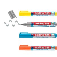 edding 385 Flipchart-Marker farbsortiert 1,0 - 5,0 mm, 4 St.