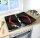 WENKO Herdabdeckplatten Hot Peperoni schwarz, 2 St.