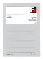 ÖKI Sichthüllen Ordo pastell DIN A4 farbsortiert glatt 120 g/qm, 10 St.