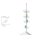 WENKO Teleskop-Duschregal Domaso silber 25,0 x 20,0 x 65,0 - 275,0 cm