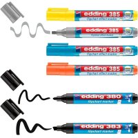 edding 385/380/383 Flipchart-Marker farbsortiert 1,0 -...