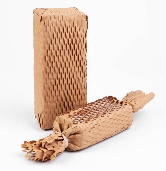 sax design Waben-Packpapier 20,0 cm x 20,0 m braun, 1 Rolle