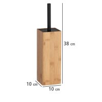 WENKO WC-Garnitur Padua braun Holz, 1 St.