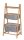WENKO Beistellregal Bahari braun, grau 44,0 x 34,0 x 91,0 cm, 1 St.
