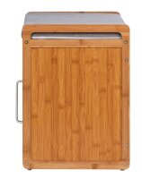 WENKO Schuhschrank Bahari, 62218100 braun, grau 2 Fachböden 50,0 x 33,0 x 45,0 cm