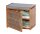 WENKO Schuhschrank Bahari, 62218100 braun, grau 2 Fachböden 50,0 x 33,0 x 45,0 cm