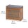 WENKO Schuhschrank Bahari, 62218100 braun, grau 2 Fachböden 50,0 x 33,0 x 45,0 cm