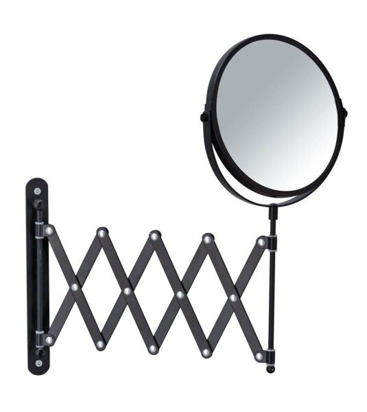 WENKO Wand-Kosmetikspiegel Exclusiv schwarz