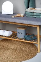 WENKO Schuhbank Bahari 62217100 braun, grau Holz 90,0 cm