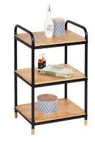 WENKO Beistellregal Loft braun, schwarz 42,0 x 33,5 x...