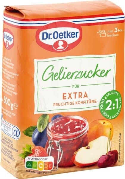 Dr. Oetker  EXTRA 2:1 Gelierzucker, 500,0 g
