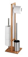WENKO WC-Garnitur Rivalta braun, weiß Holz, 1 St.