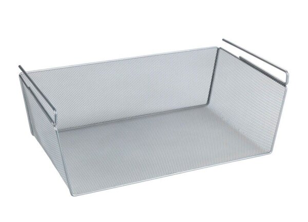WENKO Einhängekorb L silber 49,0 x 28,0 x 18,0 cm