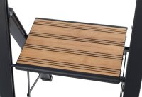 WENKO Klapptritt schwarz 2 Stufen, H: 94,0 cm