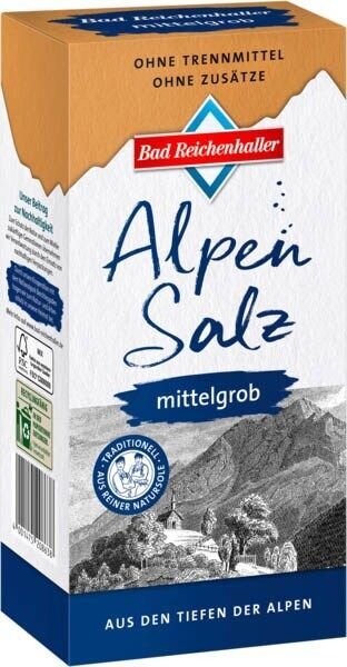 Bad Reichenhaller  Alpen Salz, 1,0 kg