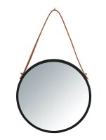 WENKO Spiegel Borrone schwarz 30,0 cm 30,0 cm