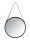 WENKO Spiegel Borrone schwarz 30,0 cm 30,0 cm