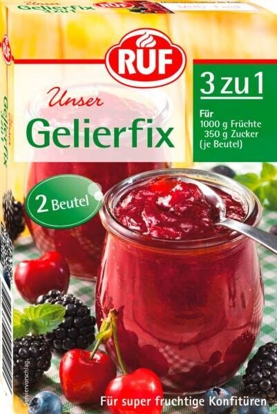 RUF  3 zu 1 Gelierzucker, 2x25,0 g