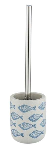 WENKO WC-Garnitur Aquamarin weiß, blau Stein, 1 St.